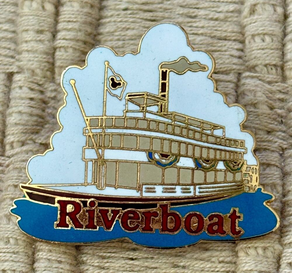 DISNEY 1999 Vintage Millennium Celebration Liberty Belle Riverboat Pin